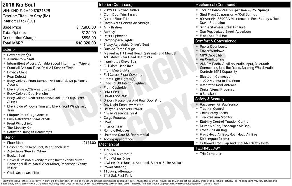 2018 Kia Soul Base