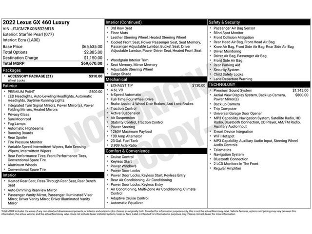 2022 Lexus GX 460 Luxury