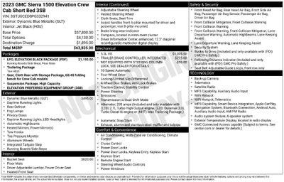 2023 GMC Sierra 1500 Elevation