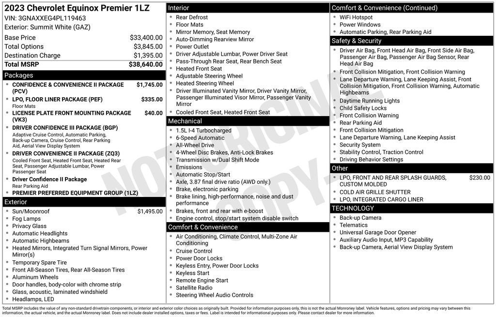 2023 Chevrolet Equinox Premier