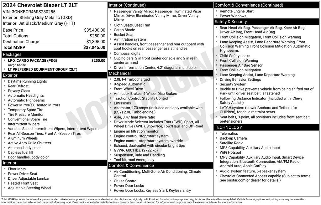 2024 Chevrolet Blazer 2LT