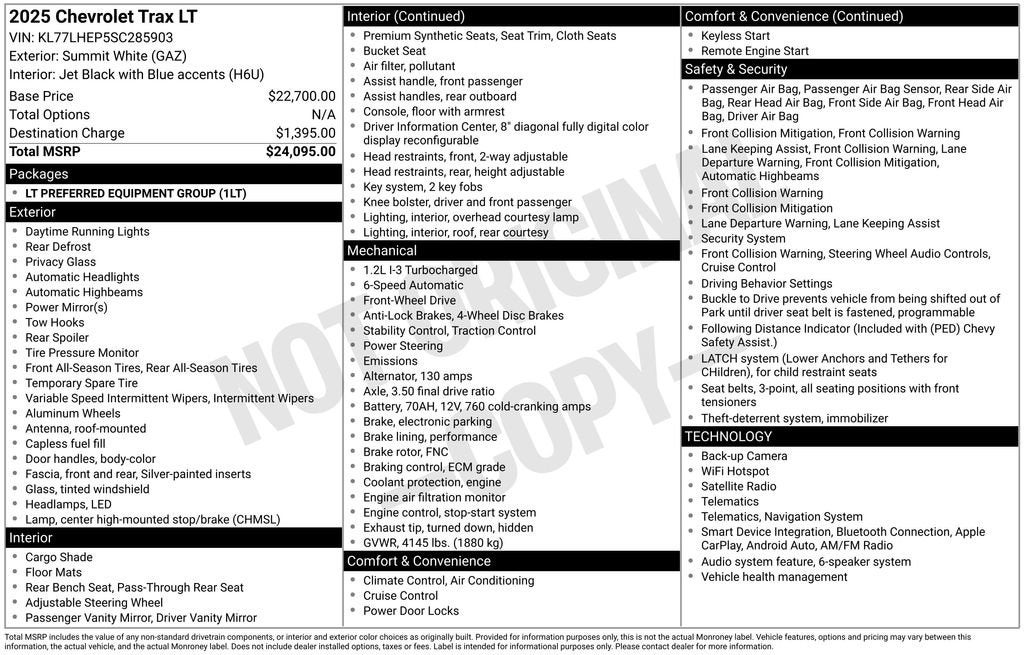 2025 Chevrolet Trax LT