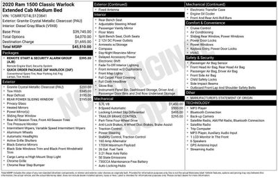 2020 RAM 1500 Classic Base