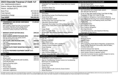 2023 Chevrolet Traverse LT Cloth