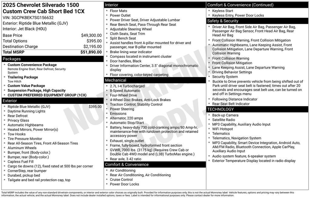 2025 Chevrolet Silverado 1500 Base