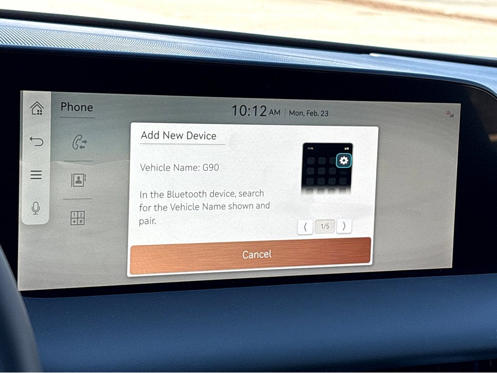 2026 Genesis G90 e-SC