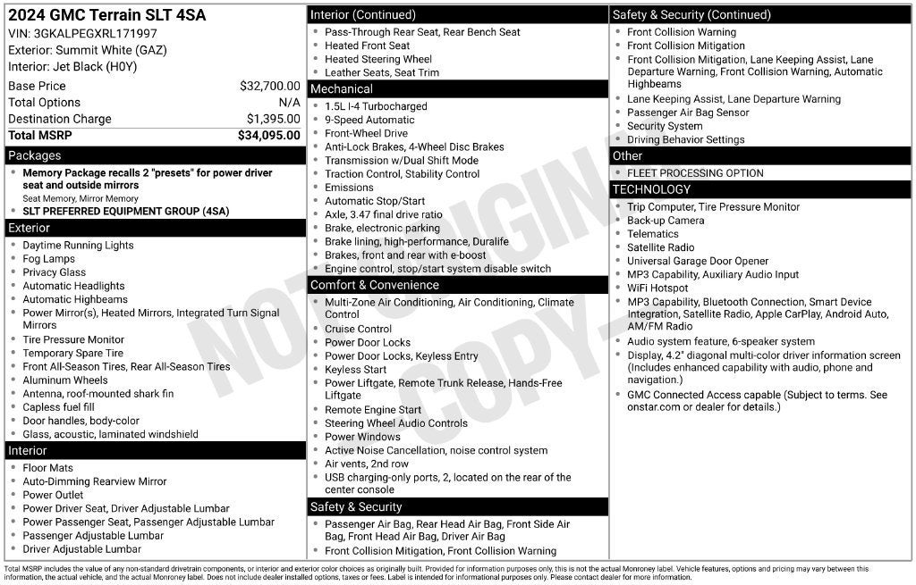 2024 GMC Terrain SLT